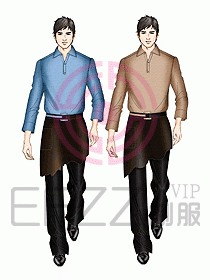 西餐服務生服裝421