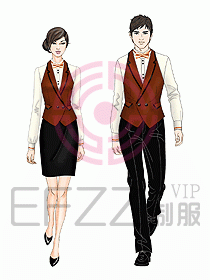 西餐服務生服裝461