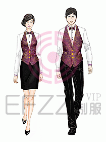 西餐服務生服裝467