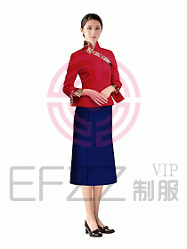 中餐服務員制服258