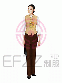中餐服務員制服323