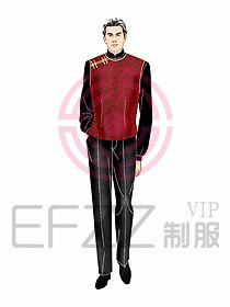 中餐服務員制服328