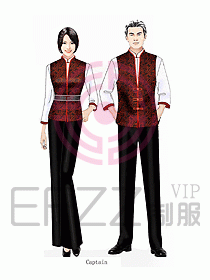 中餐服務(wù)員制服336