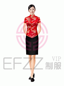 中餐服務員制服375