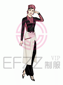 中餐服務員制服418