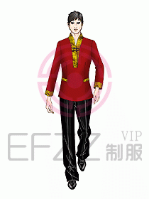 中餐服務員制服542