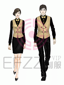 中餐服務(wù)員制服682