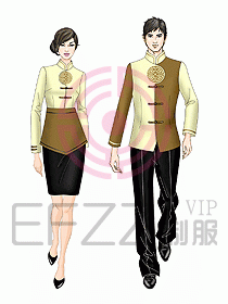 中餐服務(wù)員制服707