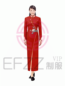 中餐迎賓制服010