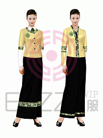 中餐迎賓制服027