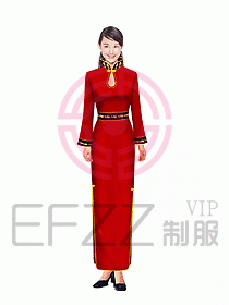 中餐迎賓制服040
