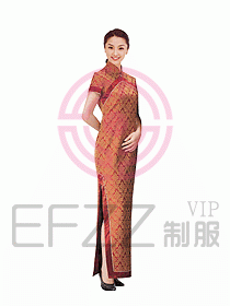 中餐迎賓制服090