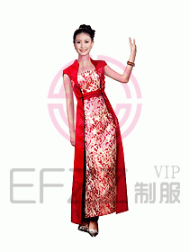 中餐迎賓制服113