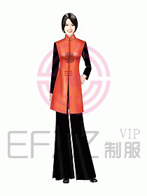 中餐迎賓制服132