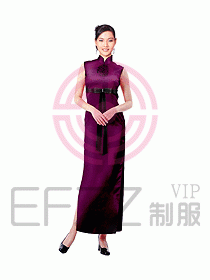 中餐迎賓制服158