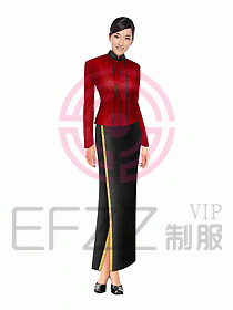 中餐迎賓制服199