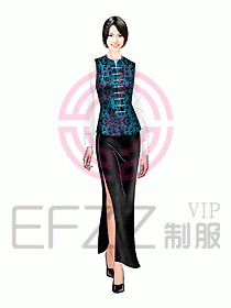 中餐迎賓制服202