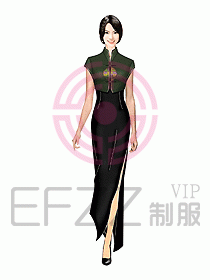 中餐迎賓制服222