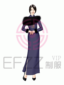 中餐迎賓制服343