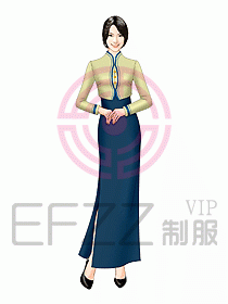 中餐迎賓制服350