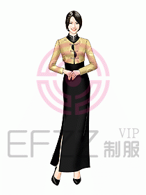中餐迎賓制服353