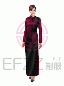 中餐迎賓服裝374
