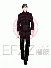 中餐服務(wù)員制服827