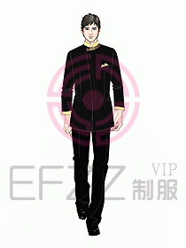 中餐服務(wù)員制服877