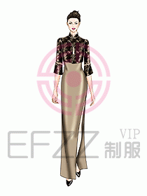 酒店中餐迎賓制服設(shè)計(jì)441