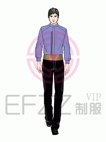 酒店中餐服務(wù)員制服設(shè)計(jì)914