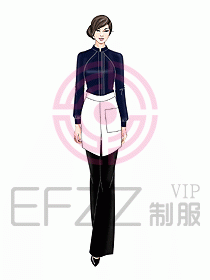 酒店中餐服務員制服設計923