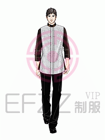 酒店中餐服務(wù)員制服設(shè)計925