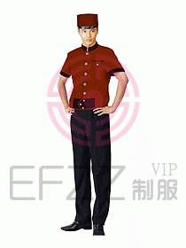 門童服裝設(shè)計圖420