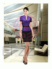 女短袖職業裝094