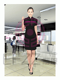 營業員制服776