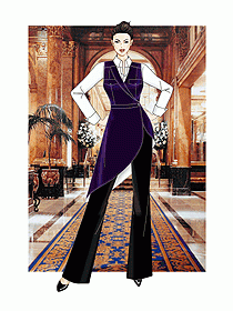 酒店西餐咨客制服215