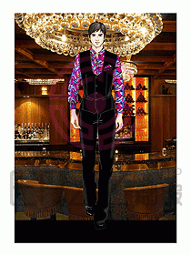 酒店西餐服務生制服504