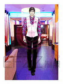 酒店西餐服務生制服505