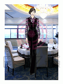 酒店西餐服務生制服509