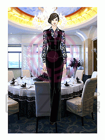 酒店西餐服務生制服510