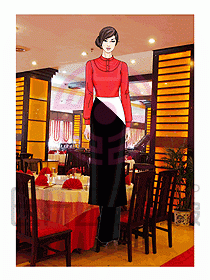 酒店西餐服務生制服520