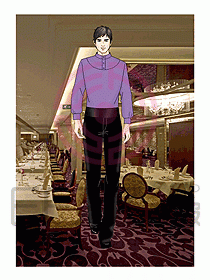 酒店西餐服務生制服525