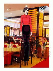 酒店西餐服務生制服528