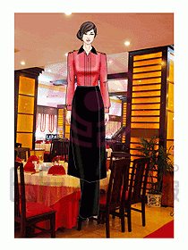 酒店西餐服務(wù)生制服537