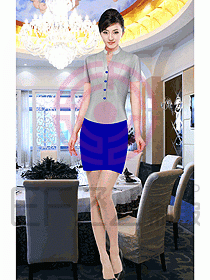 酒店西餐服務生制服562