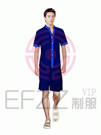 按摩技師服設計圖718