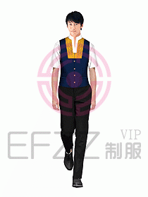 水療會(huì)所服務(wù)員制服256