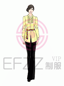 酒店中餐傳菜員制服085