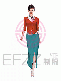 桑拿按摩技師服裝742