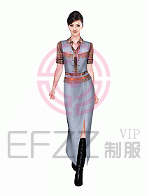 桑拿水療會所咨客制服253